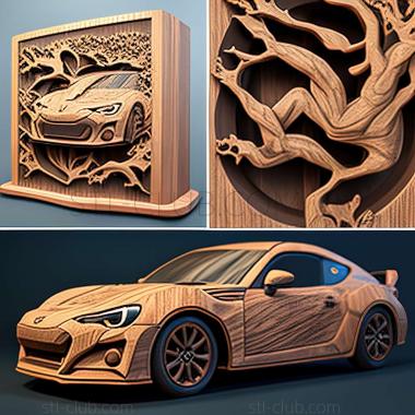 3D модель Subaru BRZ (STL)